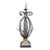 Vintage John-Richard Sculptural Fern Leaf Table Lamp For Sale