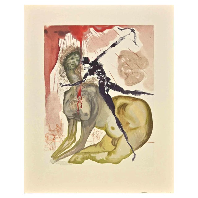 Dali, The Tyrants, Woodcut Print, 1963 For Sale