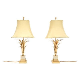 Vintage Table Lamps from Boulanger, 1970s, Set of 2 For Sale