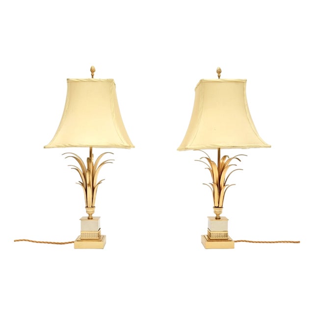 Vintage Table Lamps from Boulanger, 1970s, Set of 2 For Sale