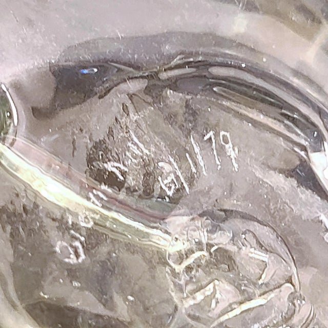 1970's Hand Blown Abstract Glass Orb Sculpture by Peter Bramhall For Sale - Image 11 of 12