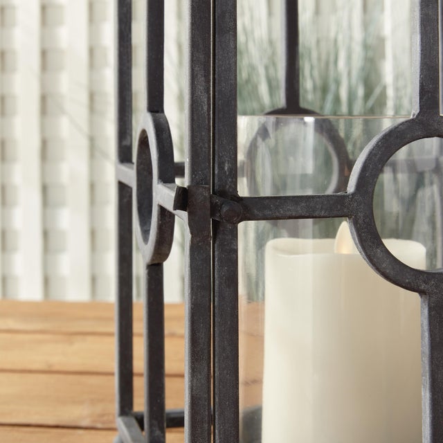 Kenneth Ludwig Chicago Terrazza Outdoor Candleholder For Sale - Image 4 of 5
