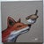 Impressionist Red Fox and Wren Bird Oil Painting by Vivek Mandalia For Sale - Image 3 of 3