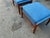 Mid Century Ottomans With Walnut Finish For Sale - Image 12 of 12