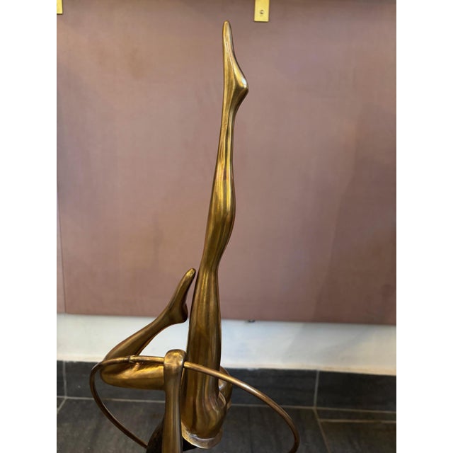 1930s Bronze Hoop Dancer Figurine, 1930s For Sale - Image 5 of 9