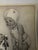 Original graphite pencil drawing by American artist and illustrator Theodore E. Schrock (1879–1952), depicting a young...