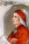 Traditional Early 20th Century Italian Painted Porcelain Plaque of Dante Alighieri For Sale - Image 3 of 10