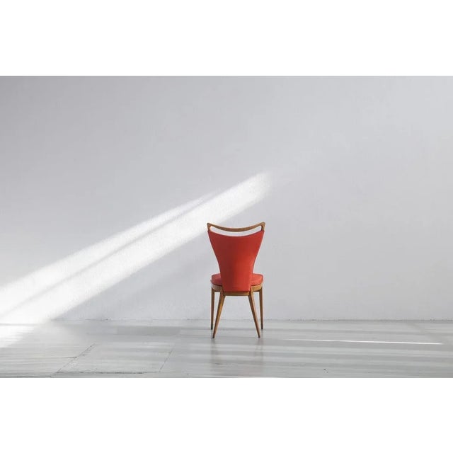 Chairs in Wood & Leatherette, 1950s, Set of 4 For Sale - Image 15 of 18