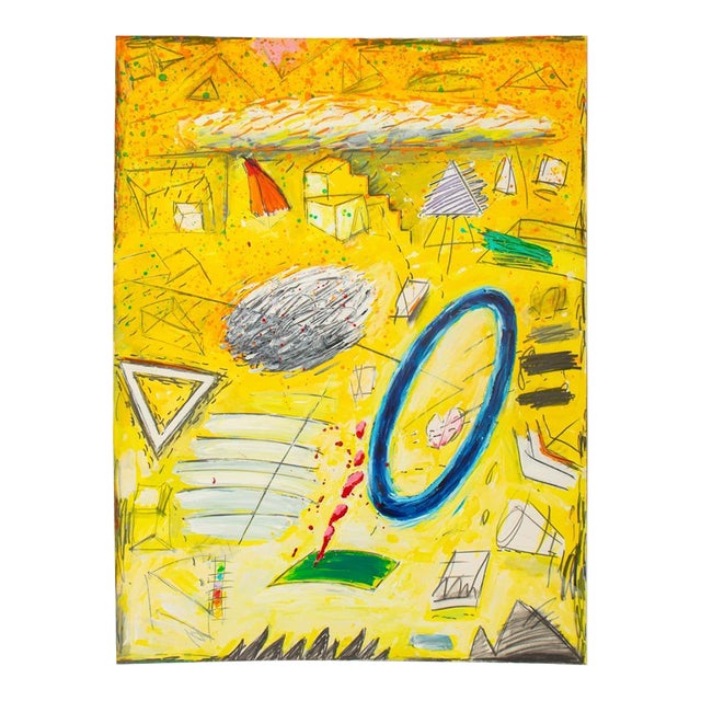 Elfi Schuselka Surrealist Composition Mixed Media For Sale