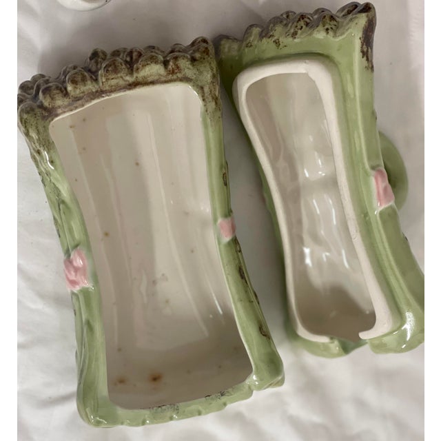 Asparagus Bunch Tureen in Ceramic With Pink Ribbon Detail Chairish