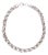 14 Karat White Gold Fancy Link Bracelet For Sale