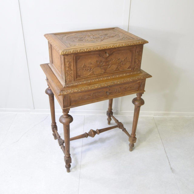 Silver Cutlery Set with Carved Wooden Box, 1890s, Set of 153 For Sale - Image 13 of 13