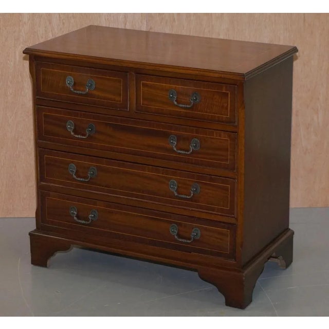 Vintage Hardwood Chest of Drawers For Sale - Image 3 of 15