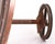 Antique Mechanical Iron Elevator Floor Indicator Dial For Sale - Image 4 of 6
