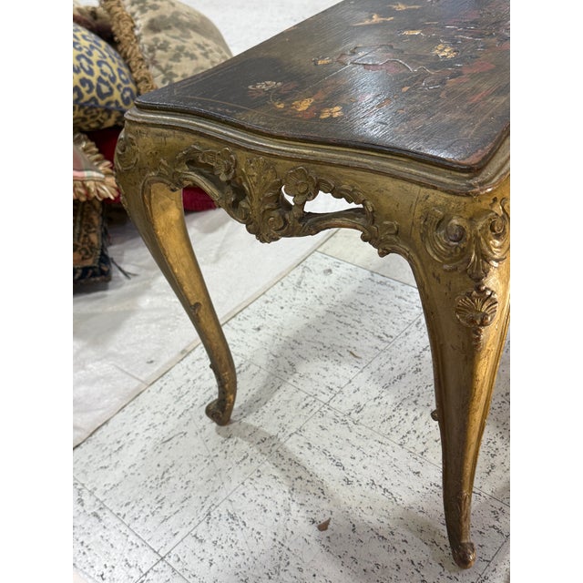 Ebony Late 19th Century French Chinoiserie Coffee Table For Sale - Image 8 of 16