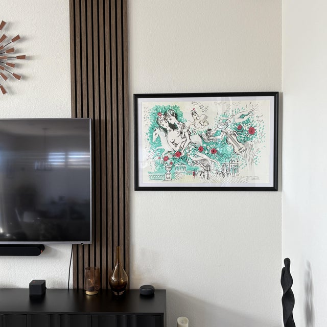 1960s Expressionism Charles Cobelle Original Painting Triptych Framed Hand Painted Art - Set of 3 For Sale - Image 15 of 18