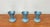 Blue Mid-Century Modern Italian Table Lamps in the style of Stilnovo, 1960s, Set of 3 For Sale - Image 8 of 18