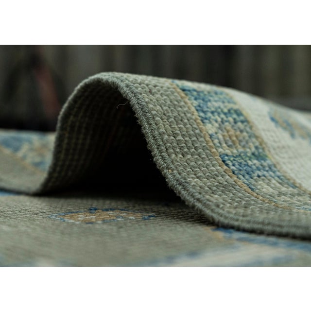 Textile Turkish Oushak Rug 2'8" x 12'10" #19177 For Sale - Image 7 of 8