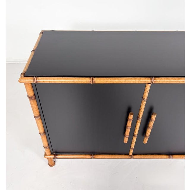 Mid-Century Bamboo Sideboard, Italy, 1960s For Sale - Image 8 of 11