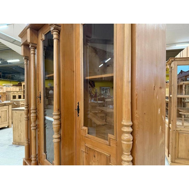Farmhouse Display Cabinet in Wood For Sale - Image 17 of 18
