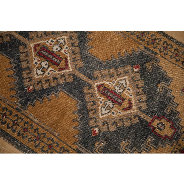 Traditional Vintage Distressed Oushak Rug Runner - 2'3" x 3'11" For Sale - Image 3 of 9