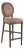 Medallion Louie Bar Stool - Copper Linen / Copper Painted Frame For Sale