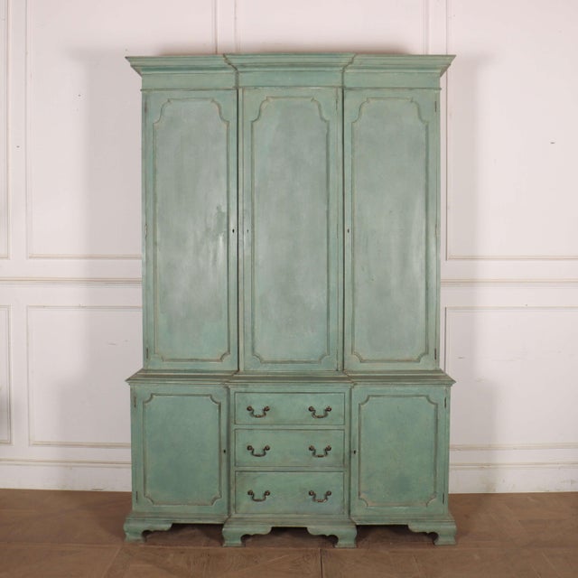 English Painted Housekeeper's Cupboard For Sale - Image 10 of 10