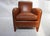 Mid-Century Modern 1990s Leather Poete Armchair by McNamara & Hirschman For Sale - Image 3 of 16