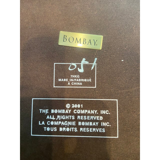 The Bombay Company Campaign Style Chest of Drawers For Sale - Image 9 of 9
