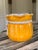 Ceramic Made in Italy Trompe L’Oleil Lemon Yellow Cache Pot For Sale - Image 7 of 12