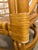 Tan 1980s Vintage Lane Venture Rattan and Bamboo Swivel Chairs - A Pair For Sale - Image 8 of 9