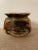 Large Glazed pot, signed Campbell