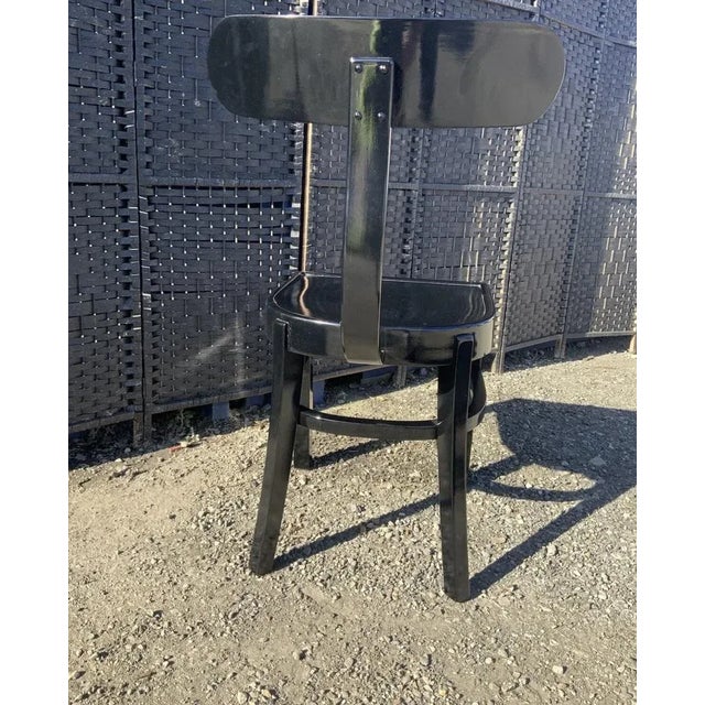 Art Deco No. 401 Side Chair by Lajos Kozma for Szék és Faárugyár Rt, 1930s For Sale - Image 11 of 13