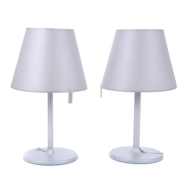 Melampo Table Lamps by Adrien Gardère for Artemide, 1972, Set of 2 For Sale - Image 6 of 6