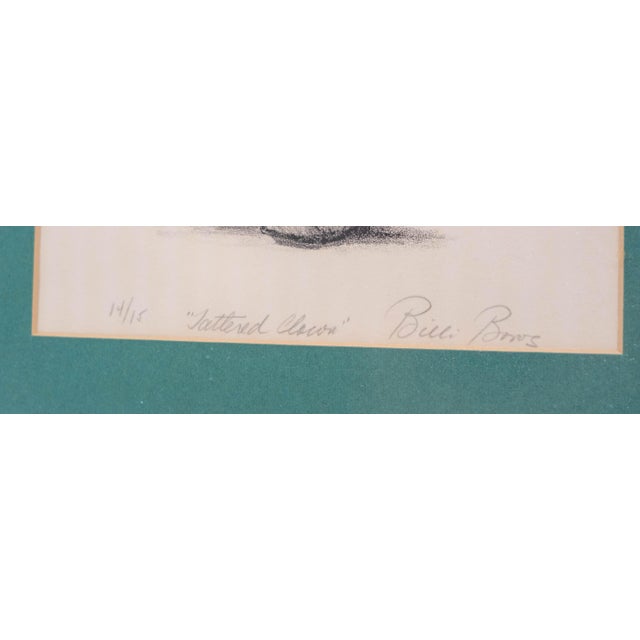 "Tattered Clown" Framed Fine Art Print Signed Billi Boros Numbered For Sale - Image 4 of 7