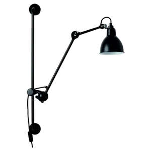 Black Lampe Gras N° 210 Wall Lamp by Bernard-Albin Gras