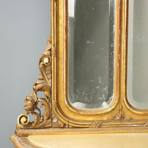 Console Table with Mirror, Set of 2 For Sale - Image 6 of 13