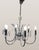 1960s Mid-Century Modern Chrome and Crystal Chandelier by Gaetano Sciolari, 1970s For Sale - Image 5 of 12