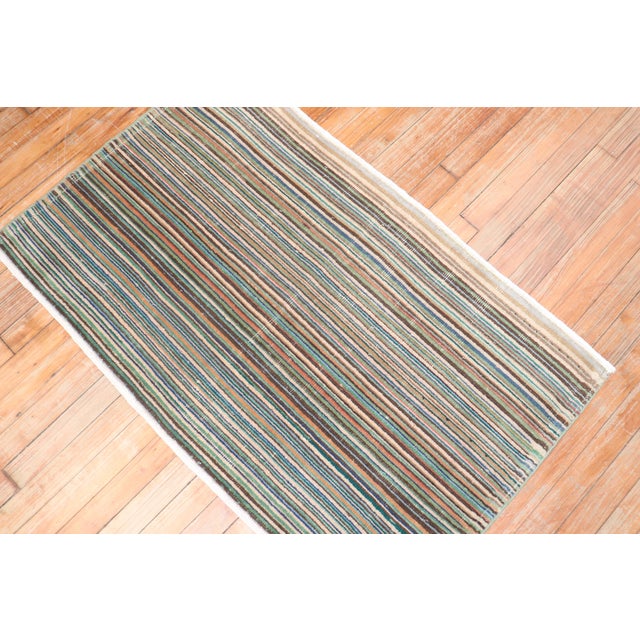 Zabihi Collection Mid 20th CenturyTurkish Deco Rug - 2'5" x 3'11" For Sale - Image 18 of 18