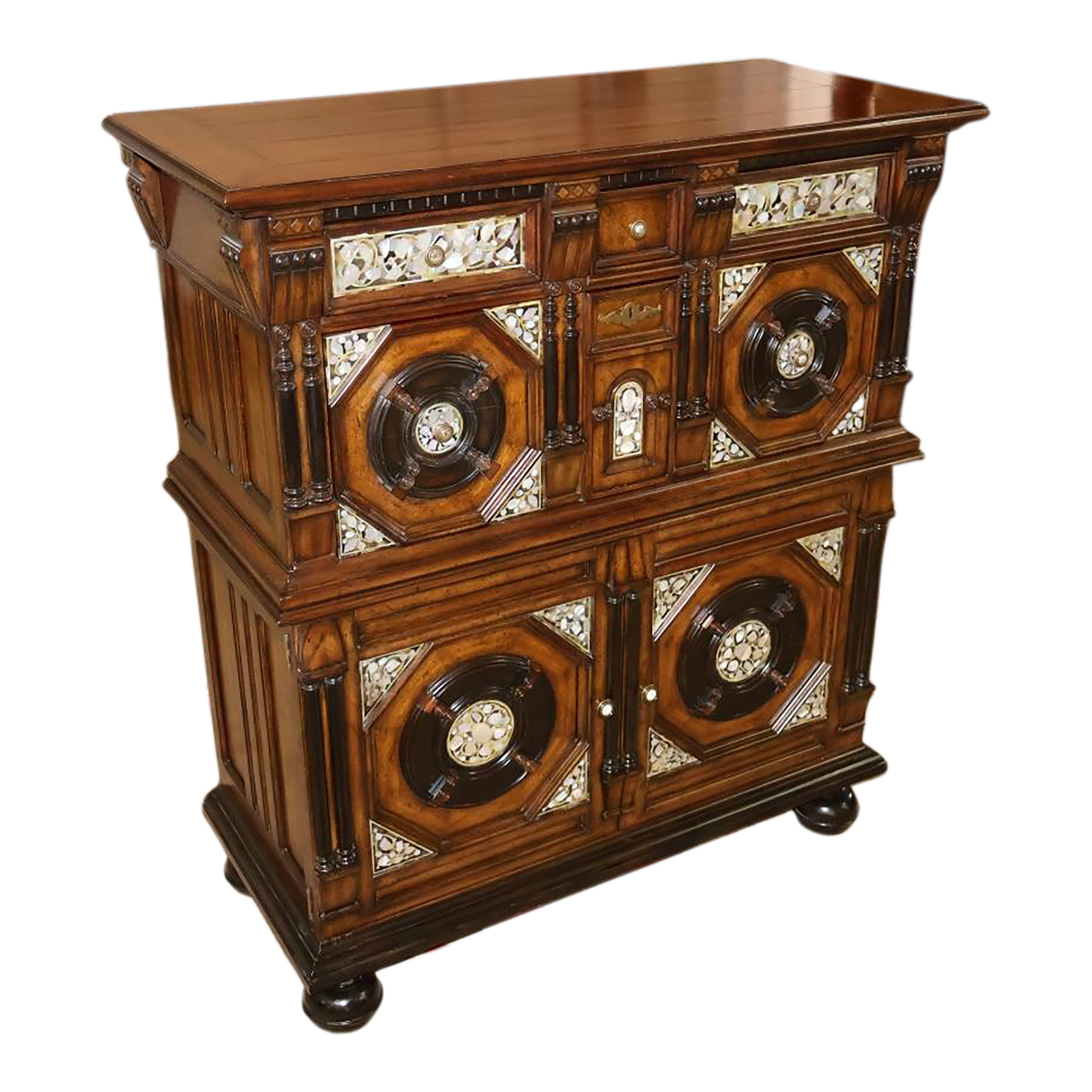 マルディーレ　バレエスカーレット Maitland Smith Mother of Pearl Walnut English 17th Century Style
