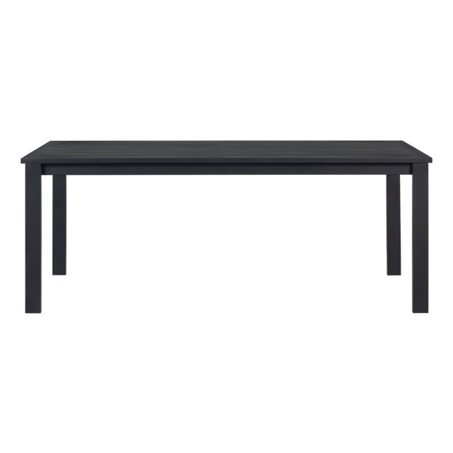 Sardinia Outdoor Aluminum Dining Table - Black For Sale