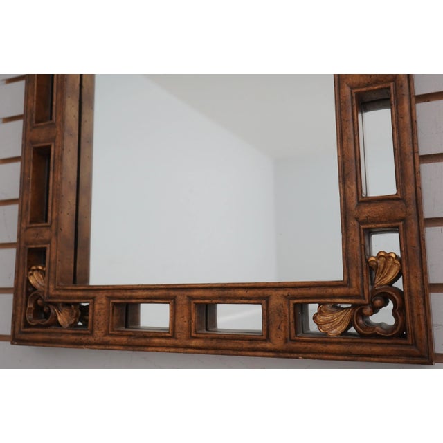 Labarge Labarge Gold Gilt Ornate Carved Frame Wall Mirror For Sale - Image 4 of 12