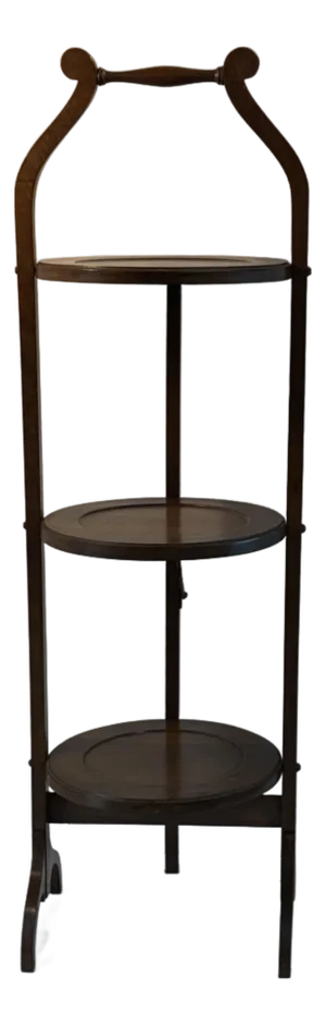 Vintage English Folding Muffin or Pie Stand