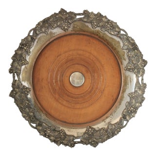 Antique English Magnum Sized Champagne Coaster For Sale
