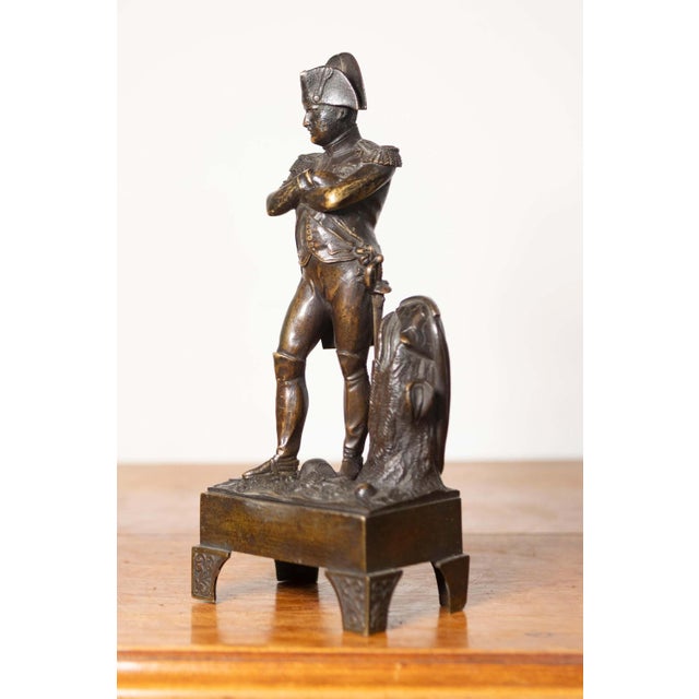 19th Century 19th Century French Bronze Statuette of Napoleon Bonaparte For Sale - Image 5 of 11