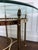 Pair of Vintage LaBarge Style Brass & Glass End Tables | Neoclassical Hollywood Regency For Sale - Image 6 of 10