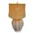 Coastal Woven Rattan Table Lamp For Sale