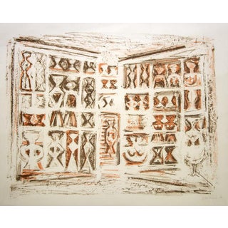 Massimo Campigli, Windows, 1959, Lithograph For Sale