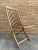 Wood Set of Cunard Line Teak Slat Back Deck Folding Chair from Scan Com, 1960s For Sale - Image 7 of 16