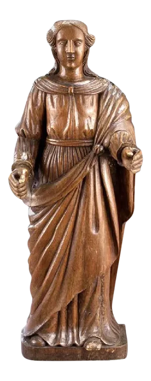 Antique Carved Santo